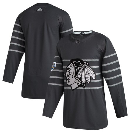 Chicago Blackhawks Blank Grijs Adidas 2020 NHL All-Star Authentic Shirt - Mannen